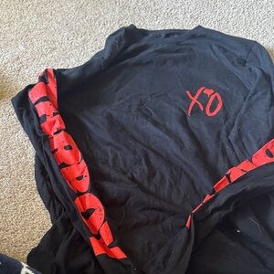 NWT The Weeknd rare starboy long sleeve shirt medium